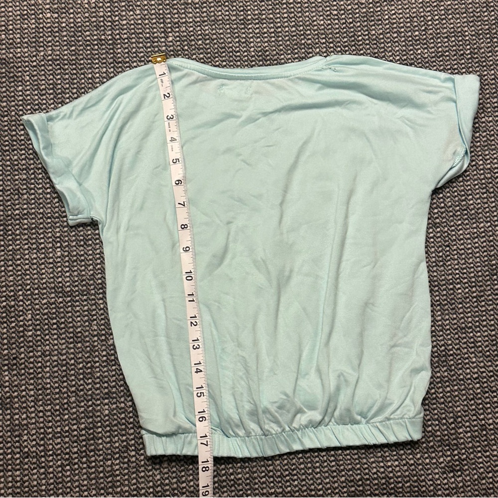 Lemmi Kids Light Blue Floral Heart Tee - Picture 4 of 5